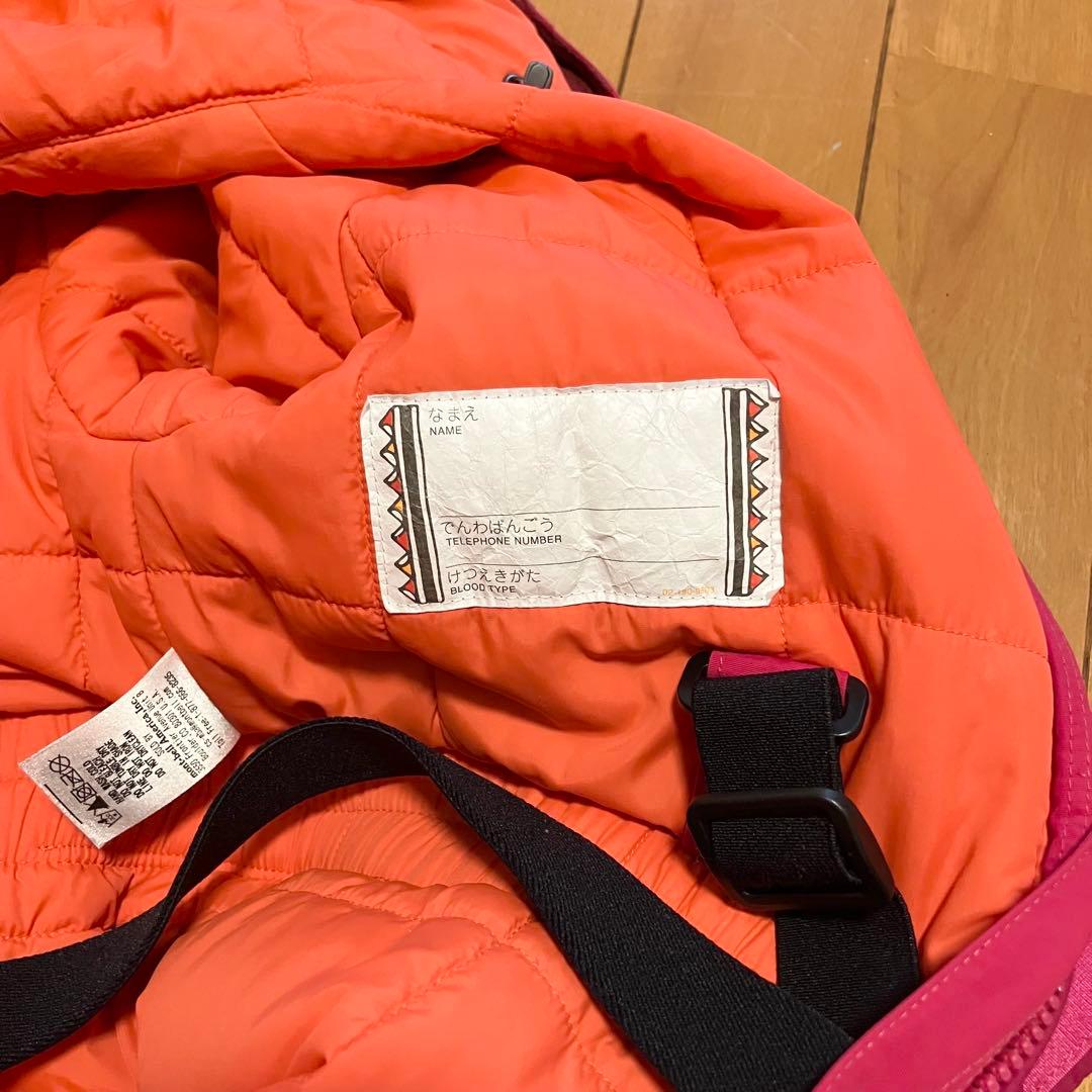 モンベル スノーウェア 2点セット（子供用）ジャンプスーツ・ミトン