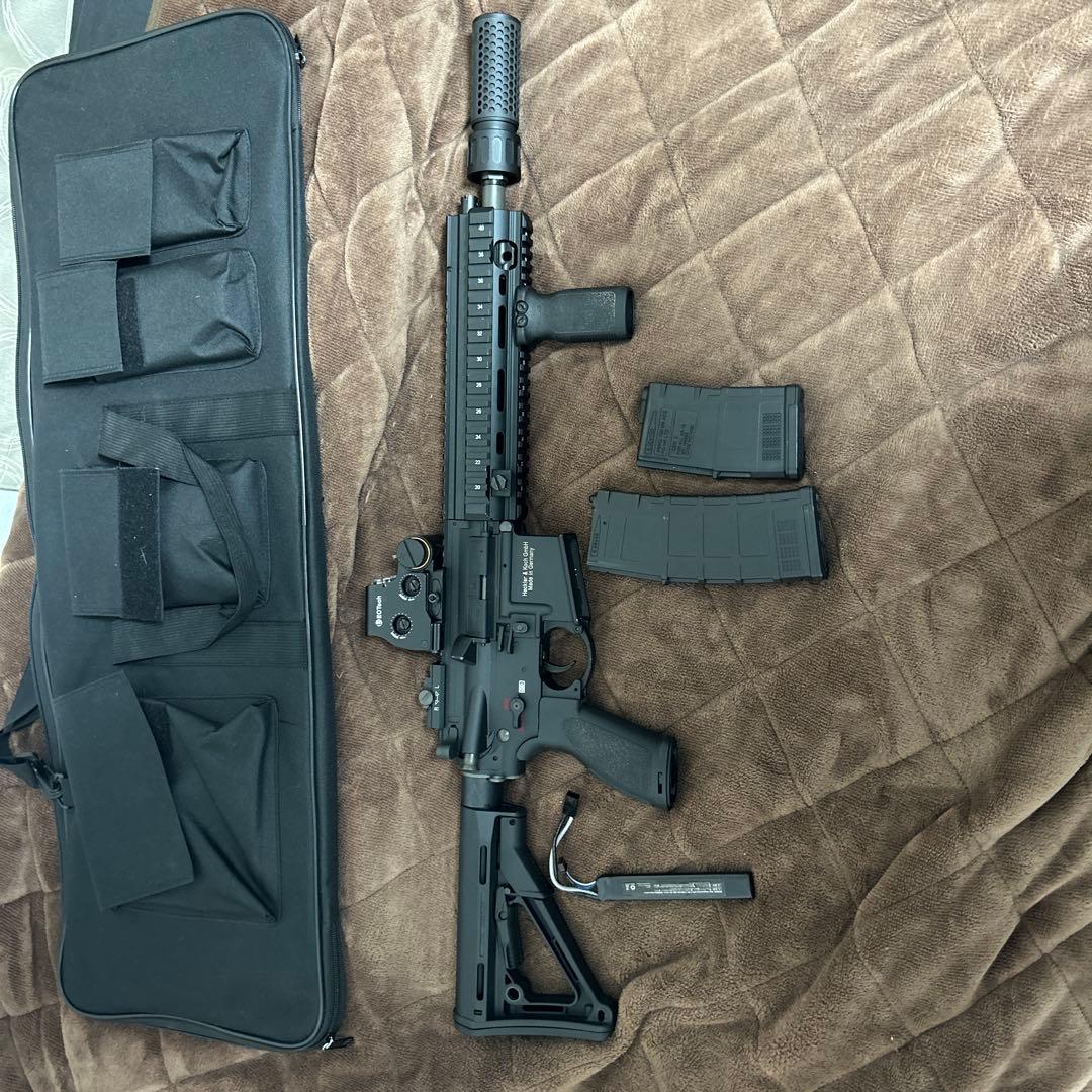 HK416 カスタム済み　マガジン2個 専用ケース付き