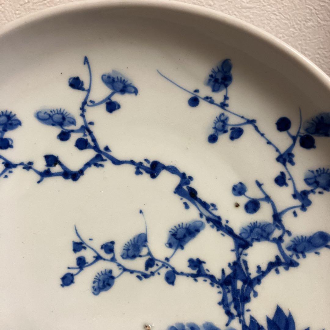 古伊万里　牡丹と梅　古美術