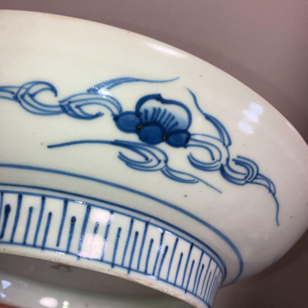 古伊万里　牡丹と梅　古美術