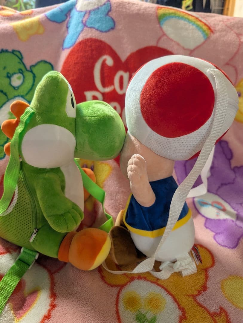 ユニバ　USJ　ヨッシー　キノピオ　　ぬいぐるみリュック　セット