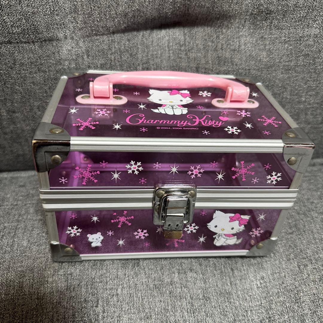 希少　Sanrio2006♡チャーミーキティ♡クリア収納ケース　平成レトロ