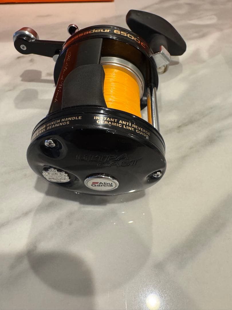 アブ6500C HI SPEED WINCH 遠投カゴ釣り