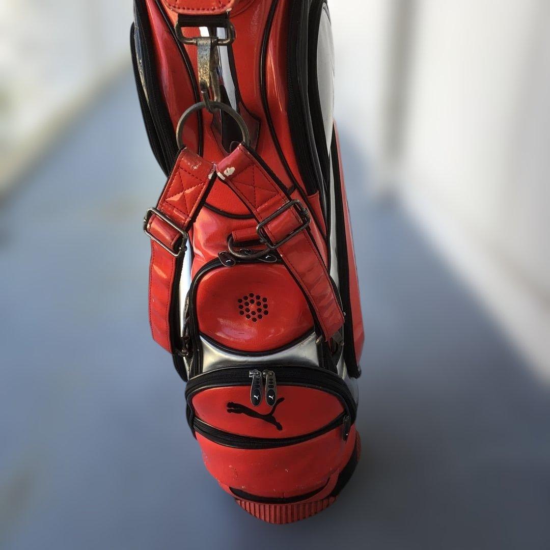 Puma レッド キャディバッグ☆オマケ付き☆