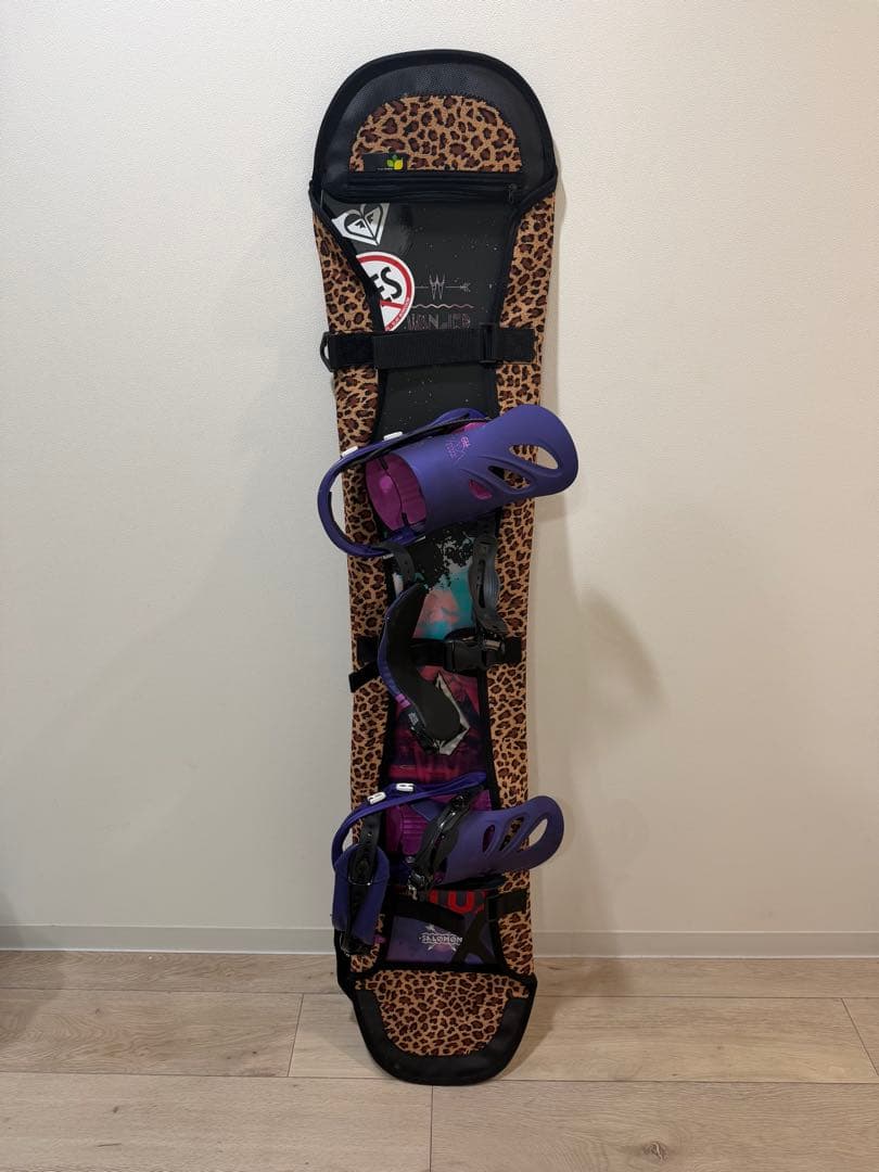 SALOMON スノーボード 板 139cm ビンディング セット ケース付き