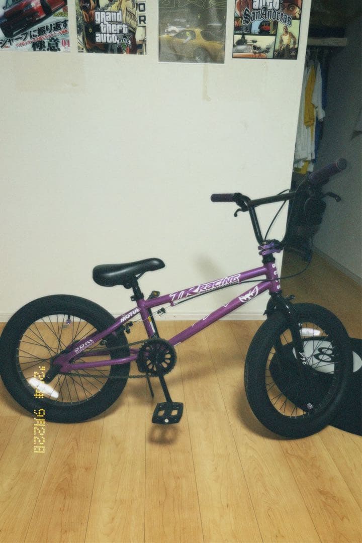 Dyc BMX バイク パープル 18インチ