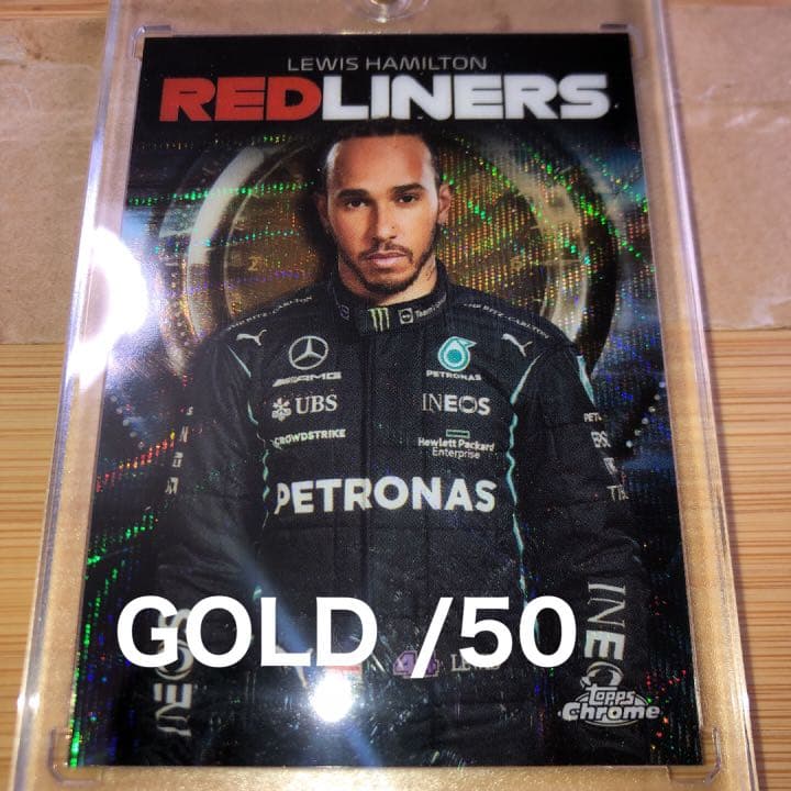 50シリ　topps chrome ハミルトン ゴールド