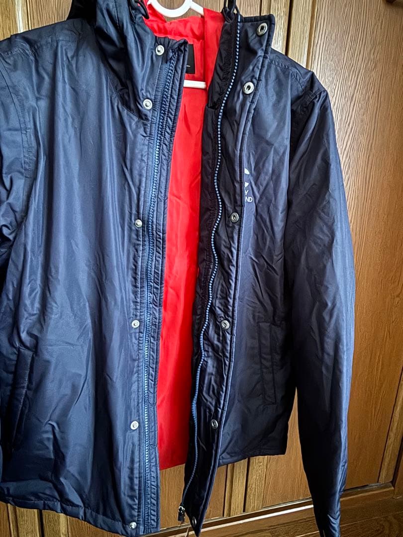 新品未使用　タグ付き　カンタベリー　ネイビー　中綿ジャケット　メンズLサイズ