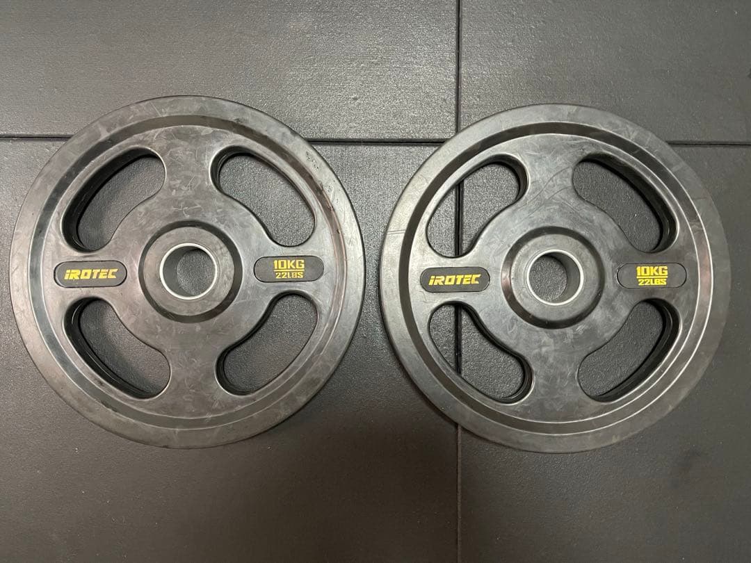 【出品③】IROTECオリンピックプレートオールラバー仕様穴径51mm