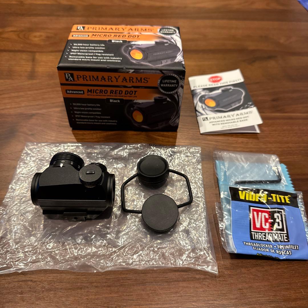 【実物】Primary Arms Advanced Micro Red Dot