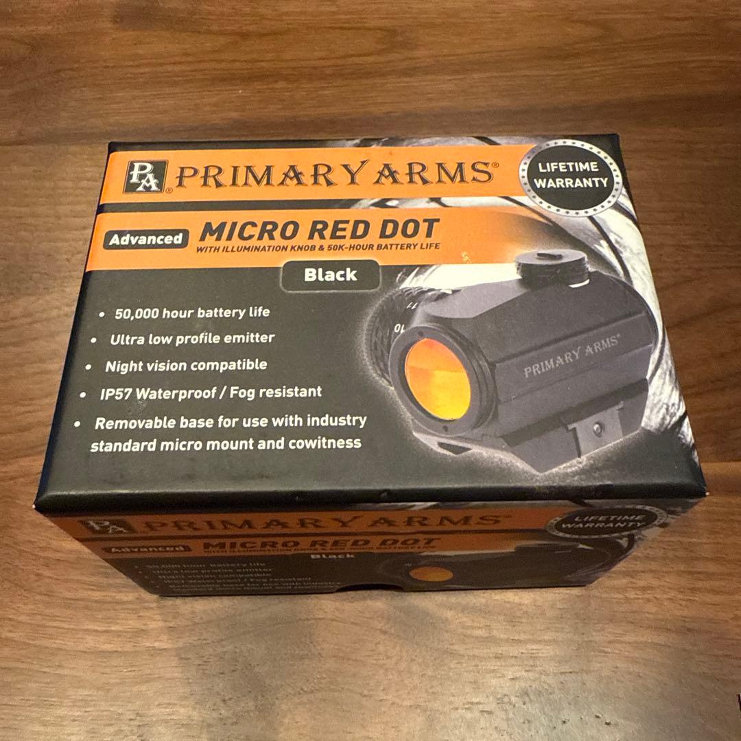 【実物】Primary Arms Advanced Micro Red Dot
