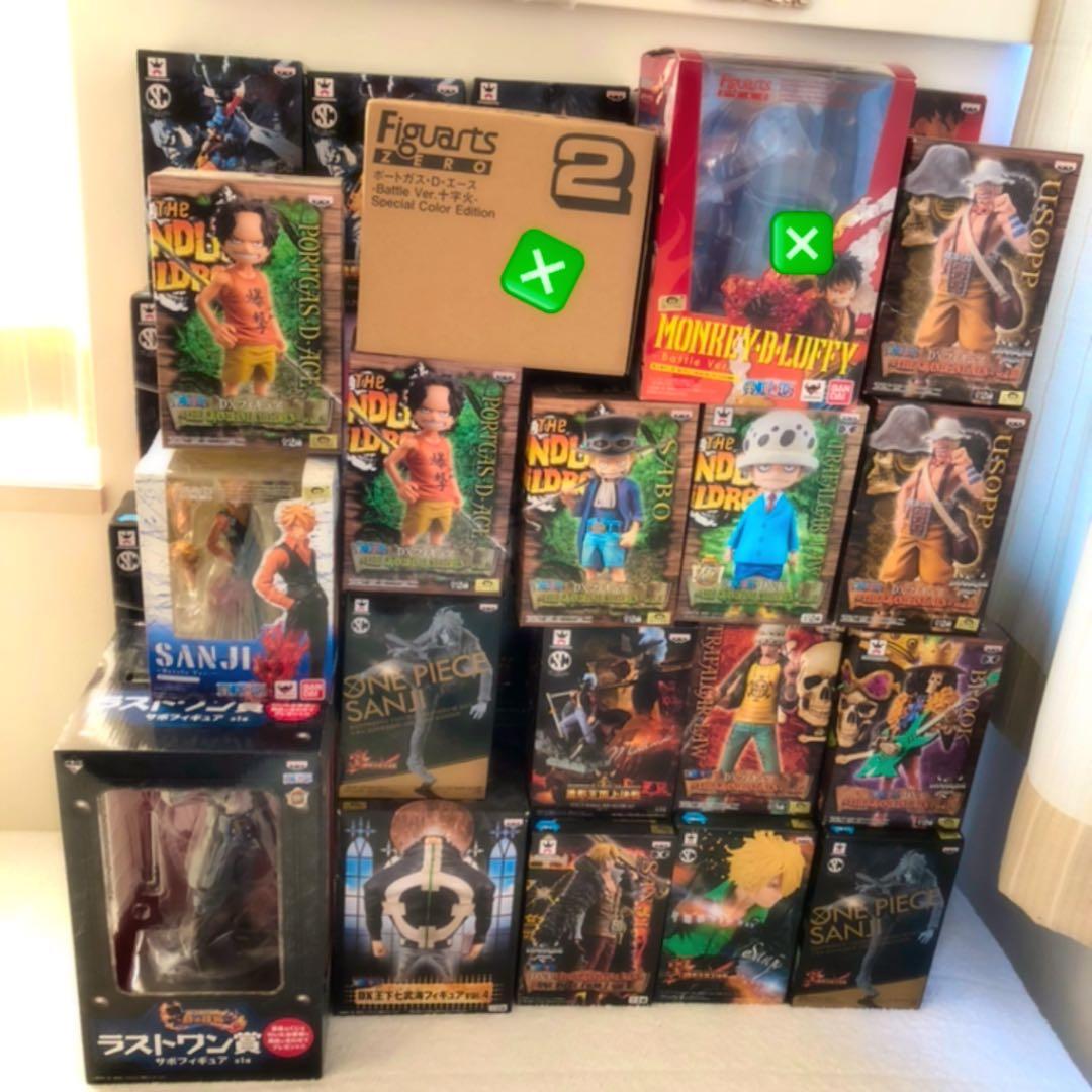 ワンピース フィギュア (1.2枚目のみの値段)