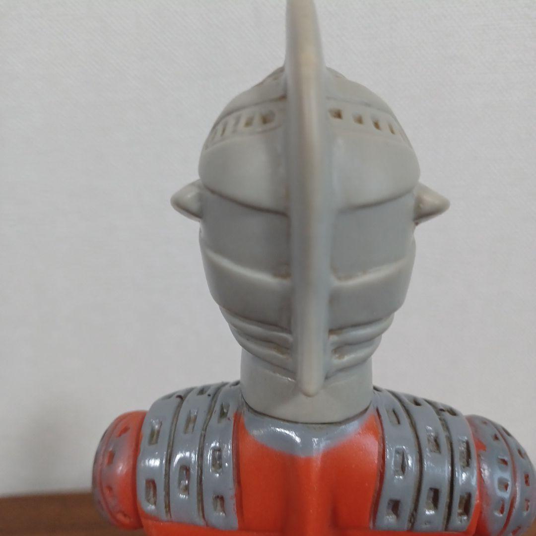 当時もの　希少マルサン製　290㎜「ウルトラ　セブン」ソフビフィギュア