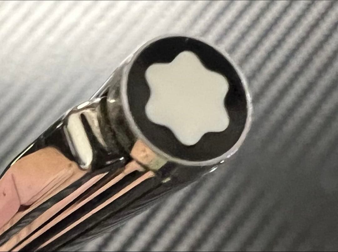 モンブラン 万年筆 極美品 ノブレスシルバー M