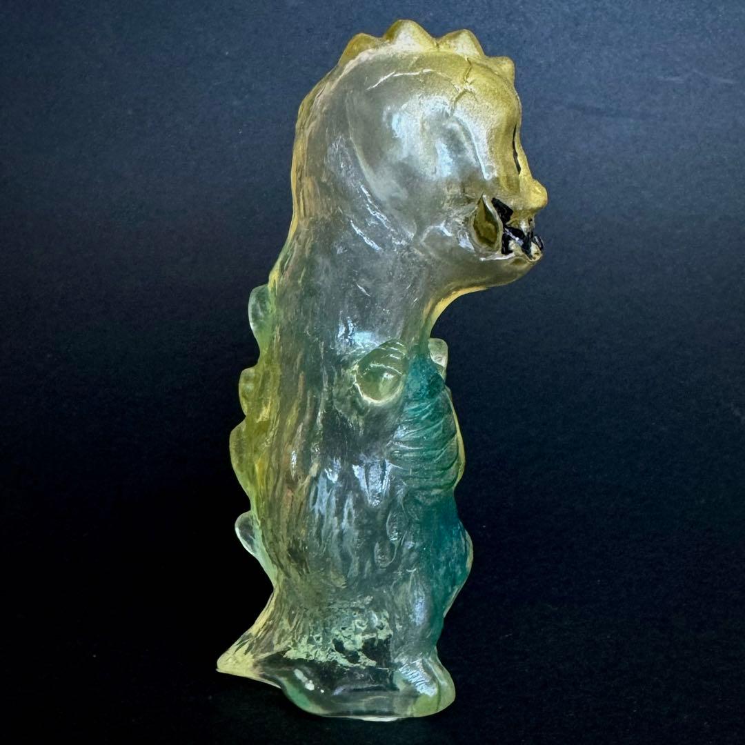 エレガブ ドクロ太郎怪獣シリーズ 【ホネゴン】インディーズ ソフビ 指人形 金