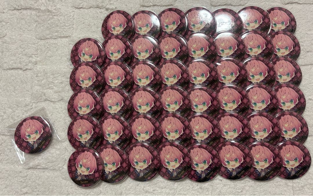 てるとくん 缶バッジ まとめ売り 48個