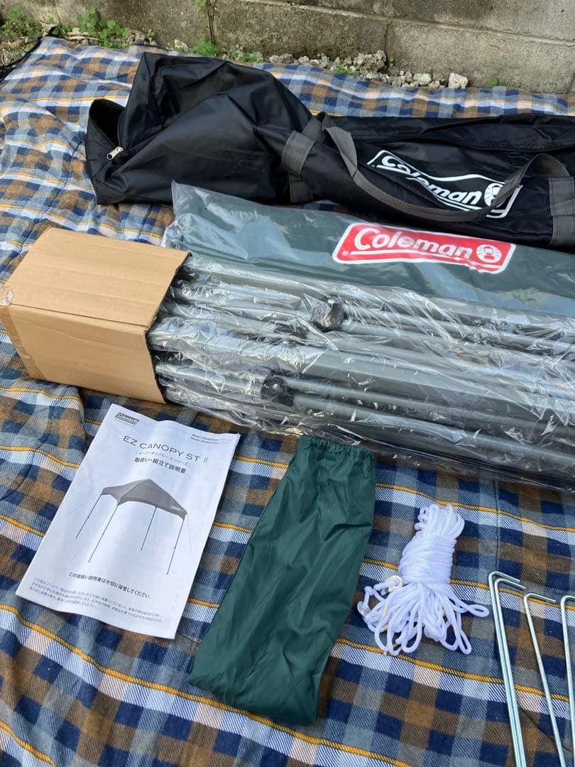 【新品】コールマン イージーキャノピーST/220(グリーン)