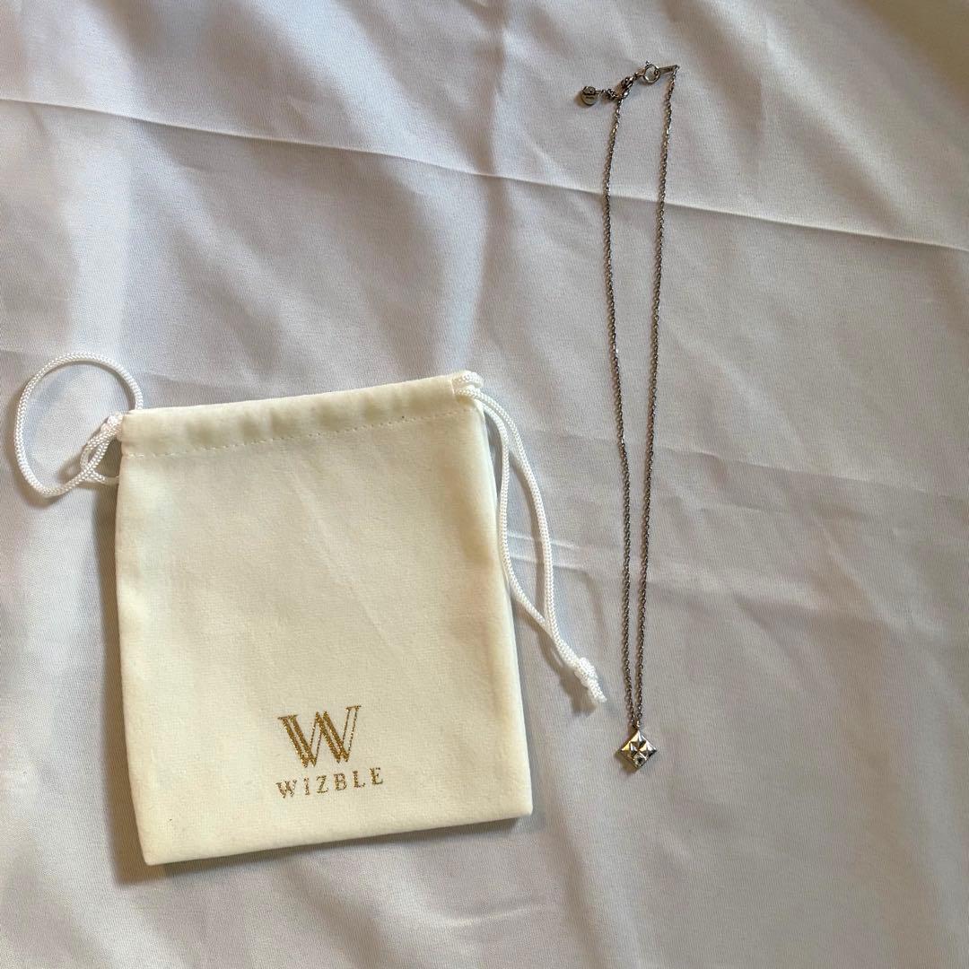 吉野北人 WIZBLE アクアマリン ネックレス シルバー