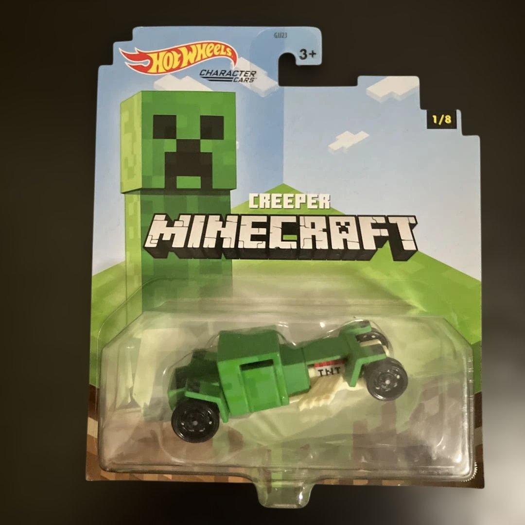 ミニカー Hot Wheels Minecraft creeper