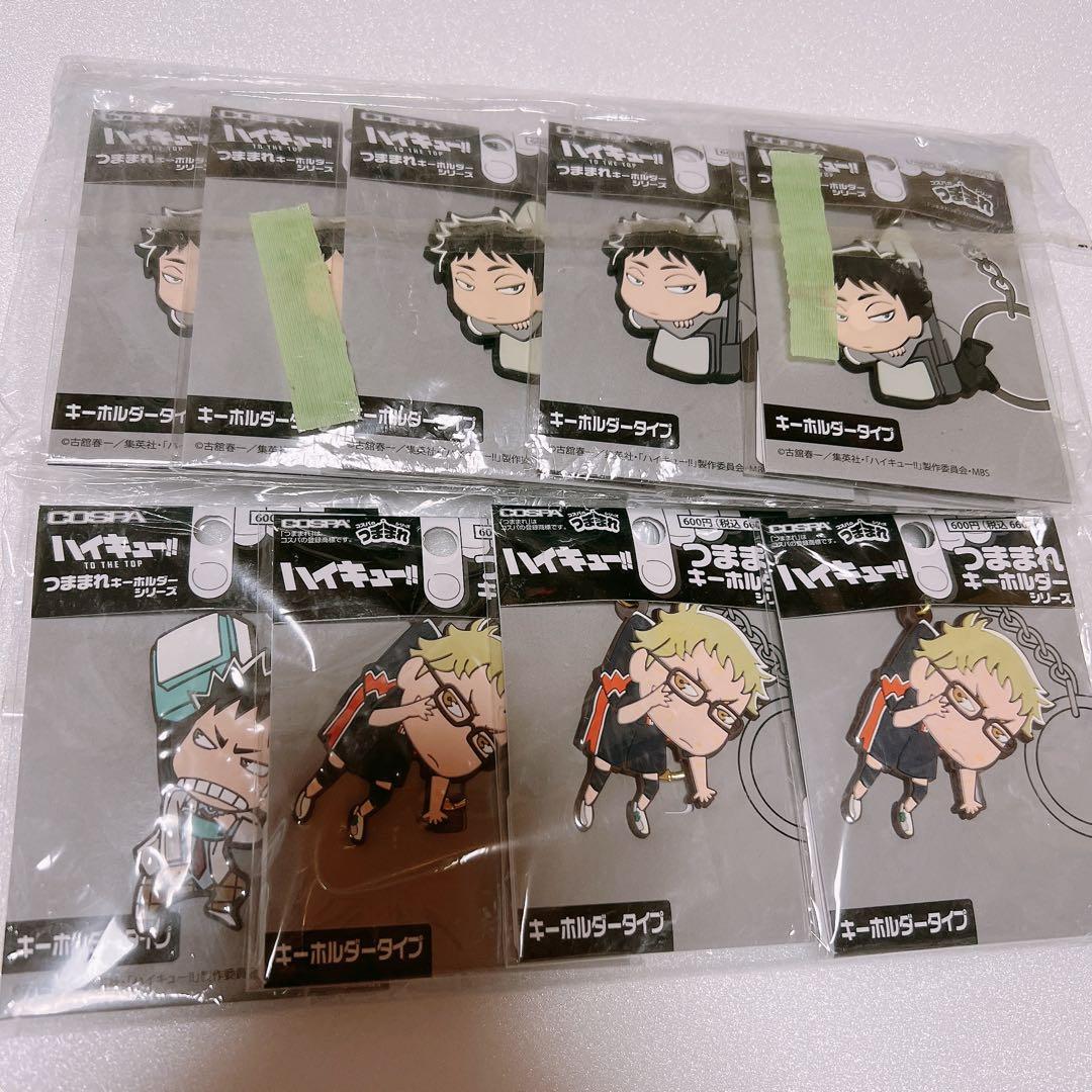 岩泉　月島　赤葦　つままれ　ハイキュー　キーホルダー