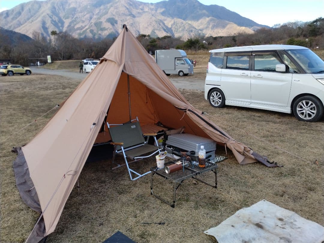 TOMOUNTO　TCワンポールテント（ソロ用）　フロントフラップ付き