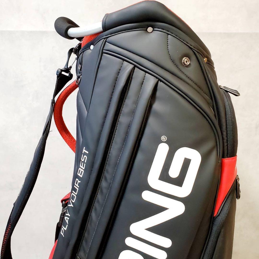 【美品】PING ピン キャディバッグ ゴルフバッグ 9.5型 5分割