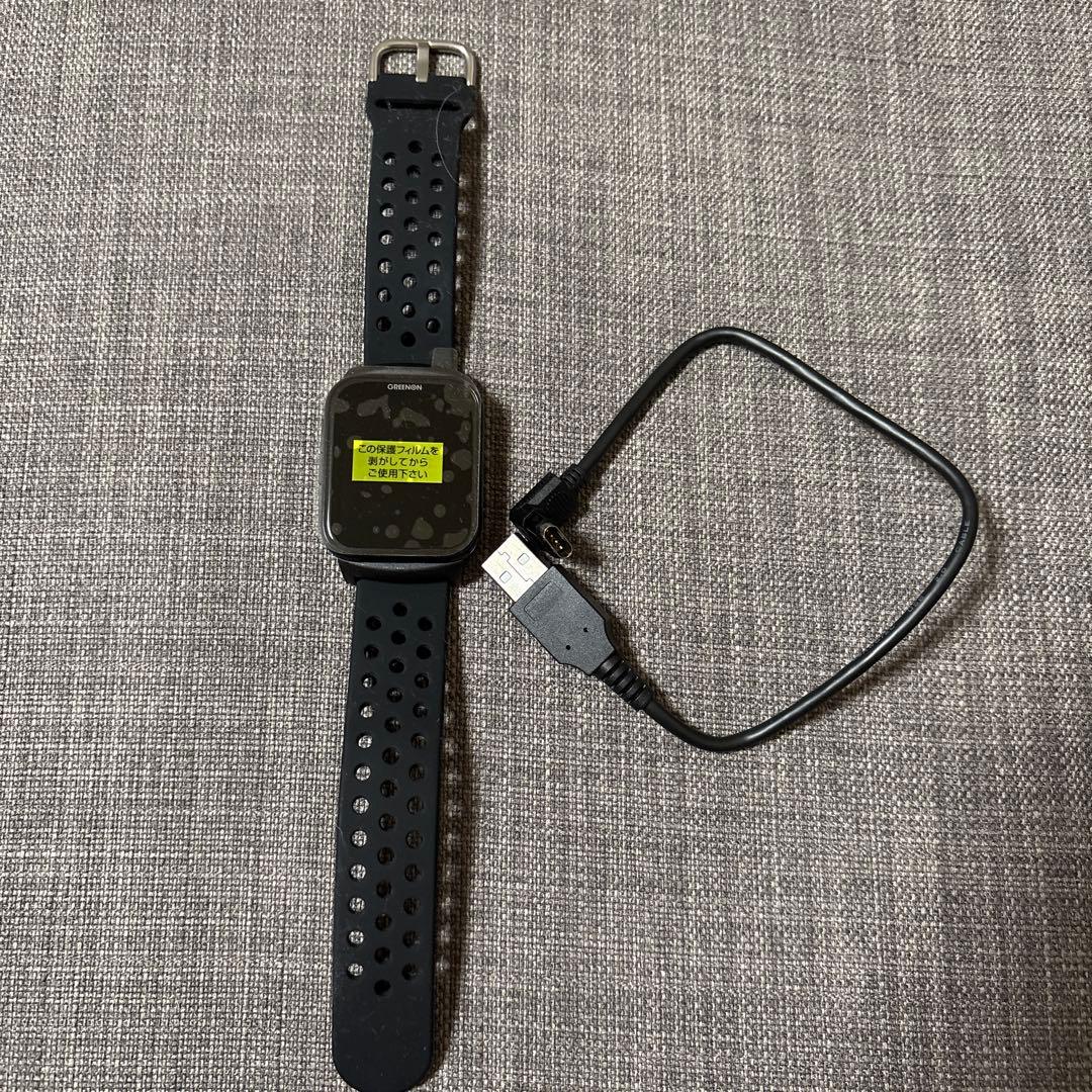 美品グリーンオン ゴルフウォッチGS501