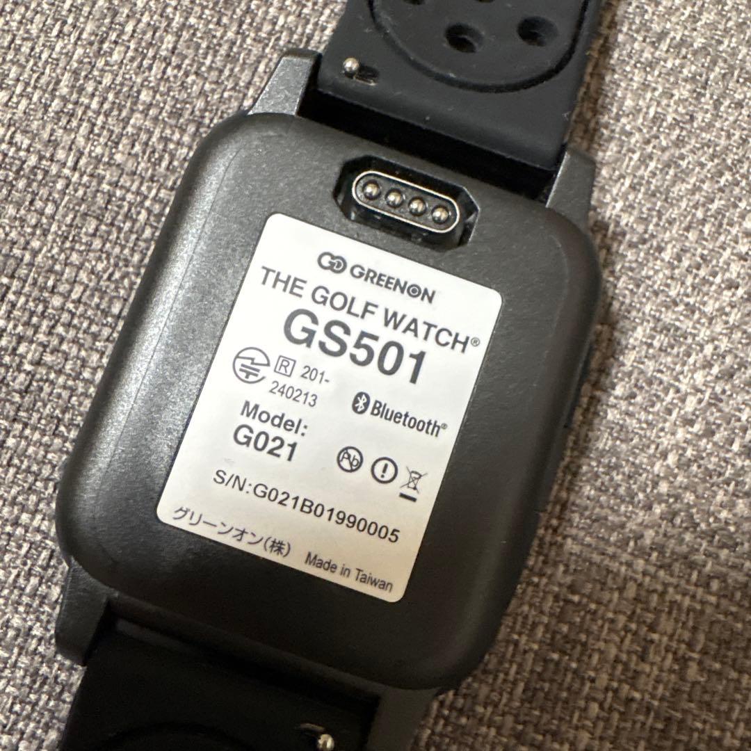 美品グリーンオン ゴルフウォッチGS501
