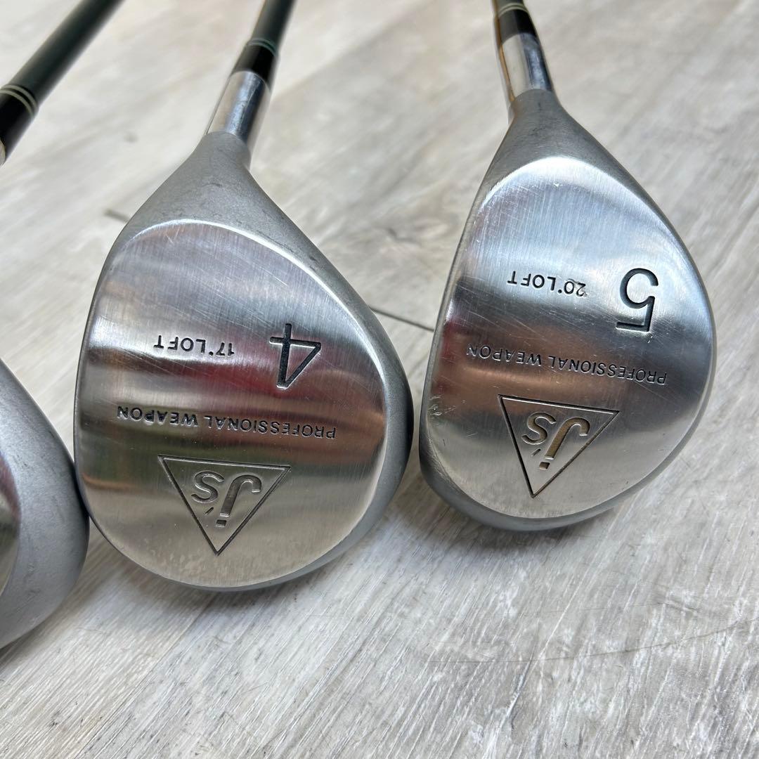 【メンズ右】J\"s プロフェッショナルウェポン 希少1.3.4.5番ウッド