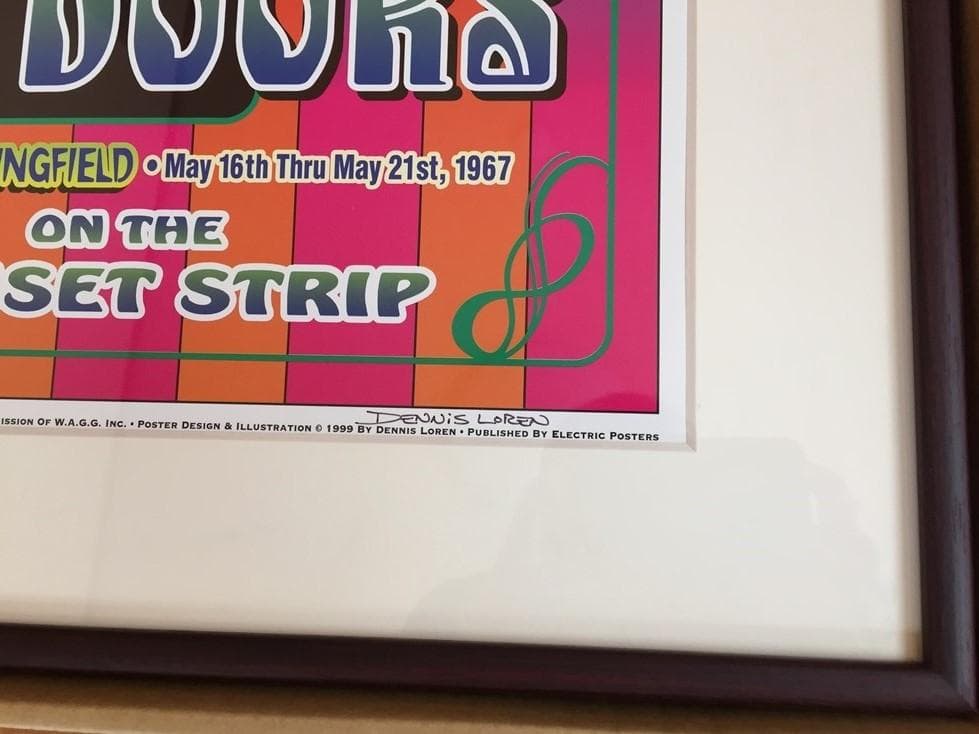 Whisky A Go Go -1967 コンサートポスター(バーズ、ドアーズ）