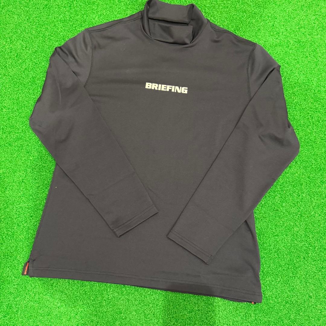 BRIEFING ブリーフィング レディース長袖ハイネックインナー ネイビーL