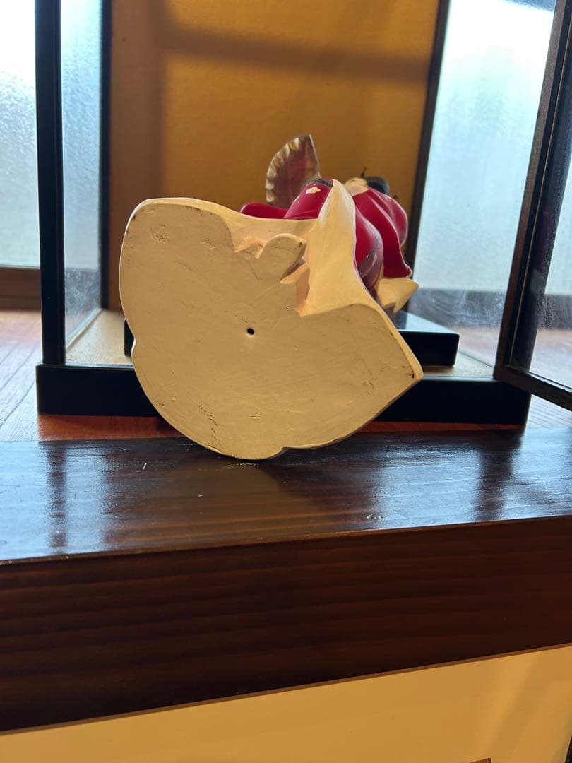 【骨董品‼️】赤い着物の女性 陶器人形 日本美人 舞妓 踊り子 古美術品 芸者芸妓