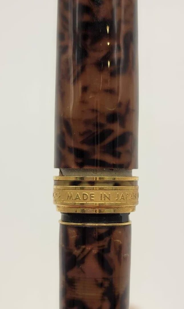 ヴィンテージ PILOT カスタム べっこう柄 万年筆 14K 585