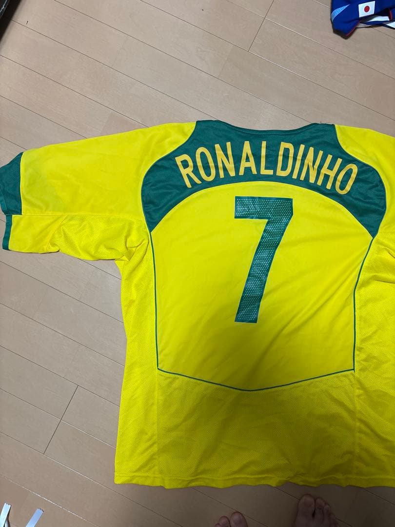 当時物✨2004-05 ブラジル代表 #7 ロナウジーニョ ナイキ XL