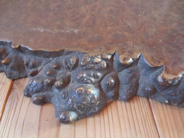 R8/2/4 葡萄杢敷板　地板　花台 盆栽台　水石　中国古玩　　幅57㎝