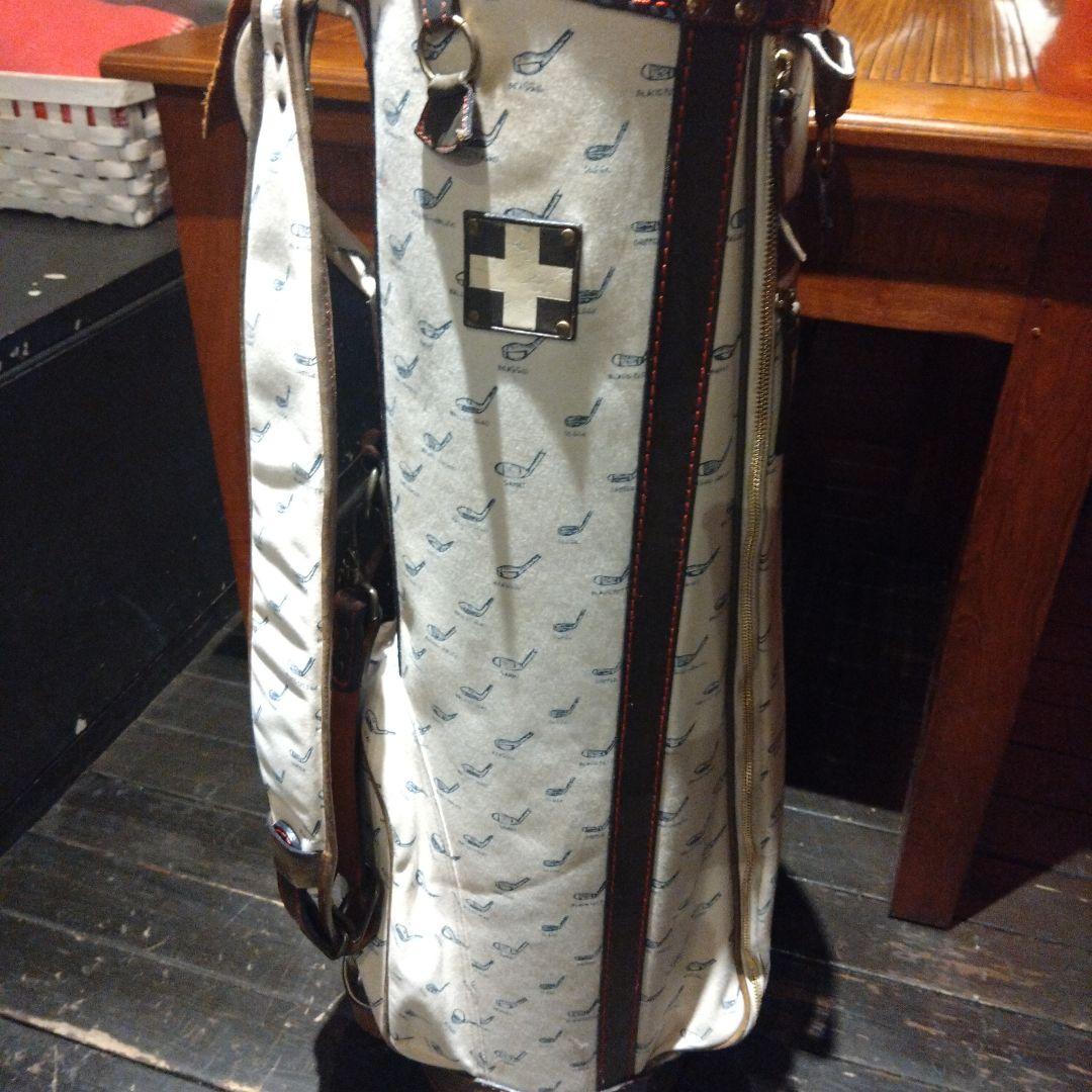 木ノ庄帆布×Mizuno　キャンバス×レザー キャディバッグ