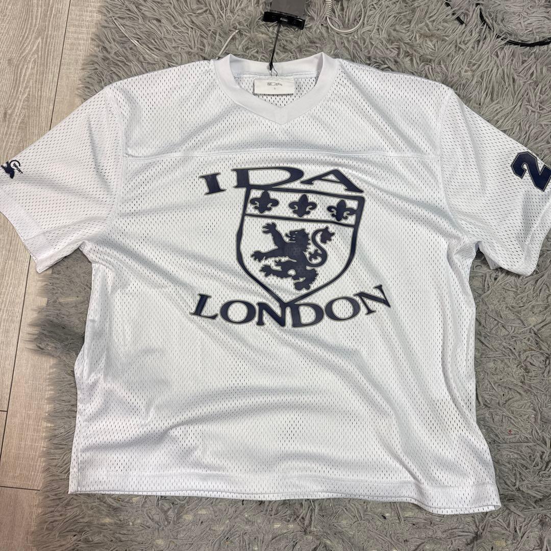 I DA LONDON メッシュシャツ ホワイト