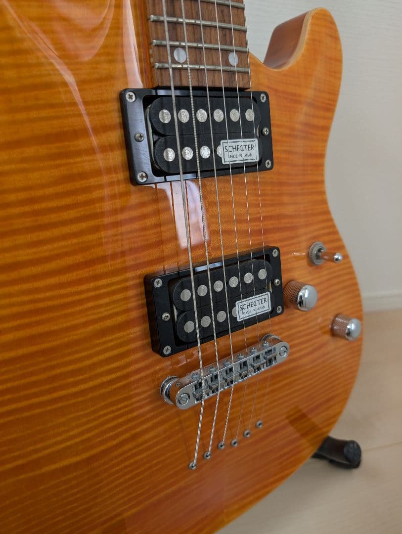 【美品・動作良好】SCHECTER RJ-1-24-TOM AMB　シェクター