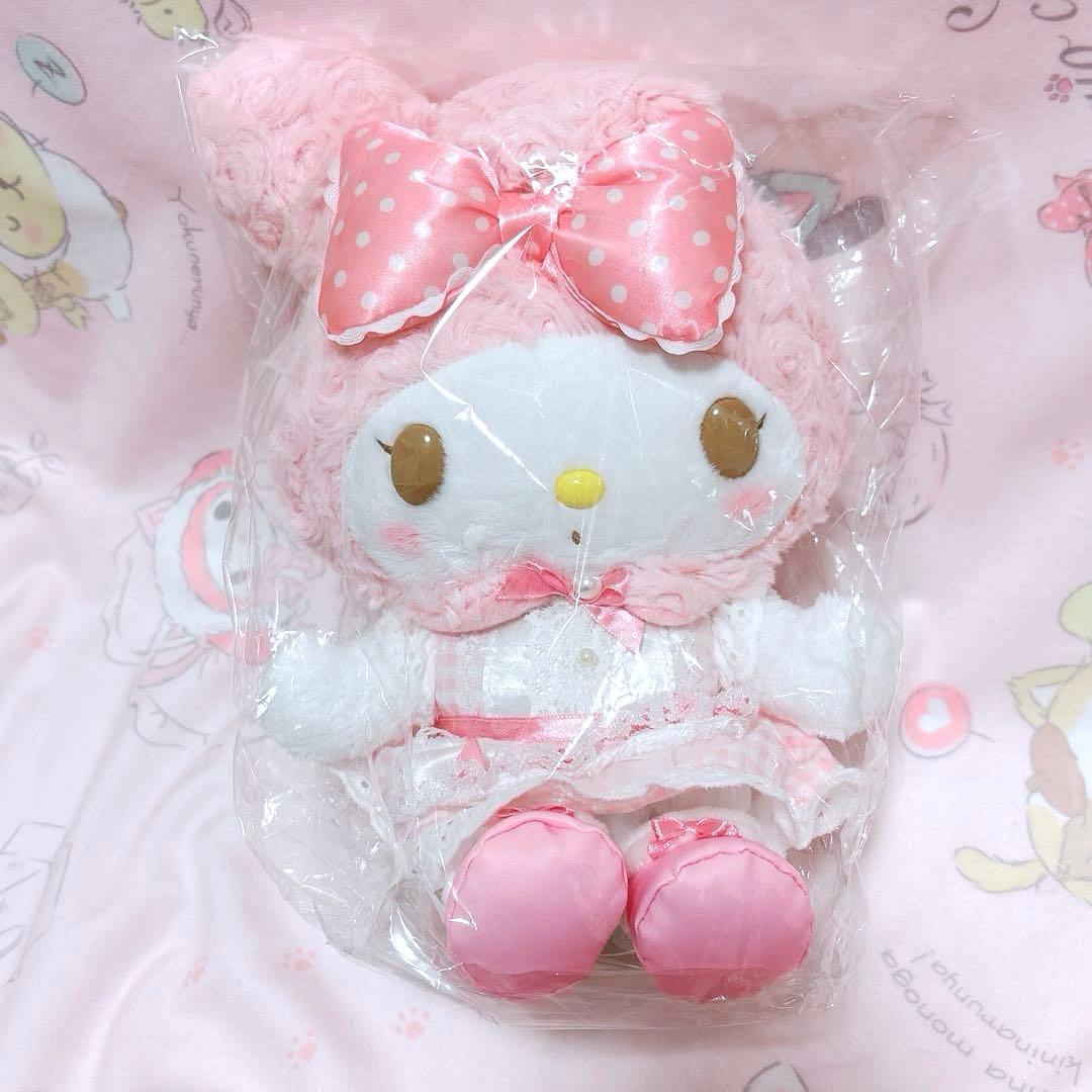 マイメロディ スイートラブリー ぬいぐるみ マスコット おめかし ロリータ 希少
