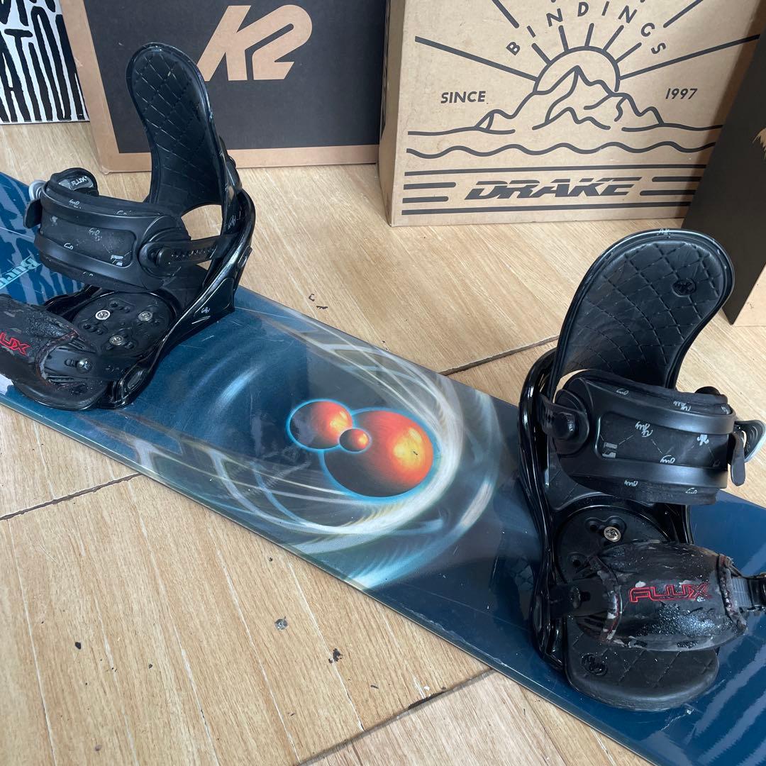 BURTON×FLUX　バートン　フラックス　バインディング付スノーボードセット