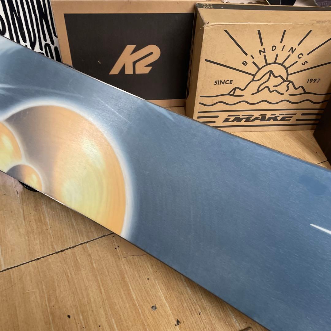 BURTON×FLUX　バートン　フラックス　バインディング付スノーボードセット