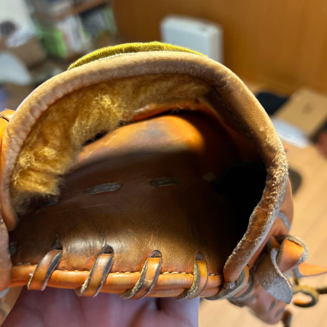 ミズノプロ 硬式グローブ ブラウン