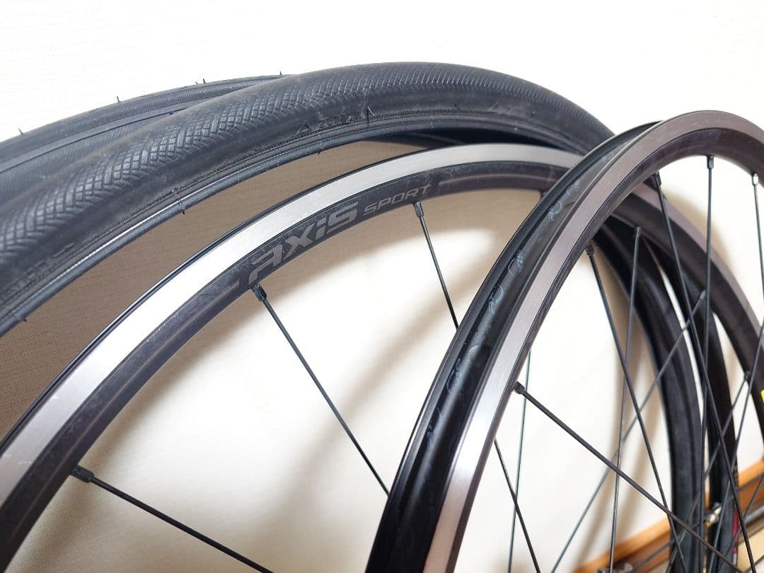 『AXIS SPORT』ホイール…700×25cタイヤ&チューブ付き×２本