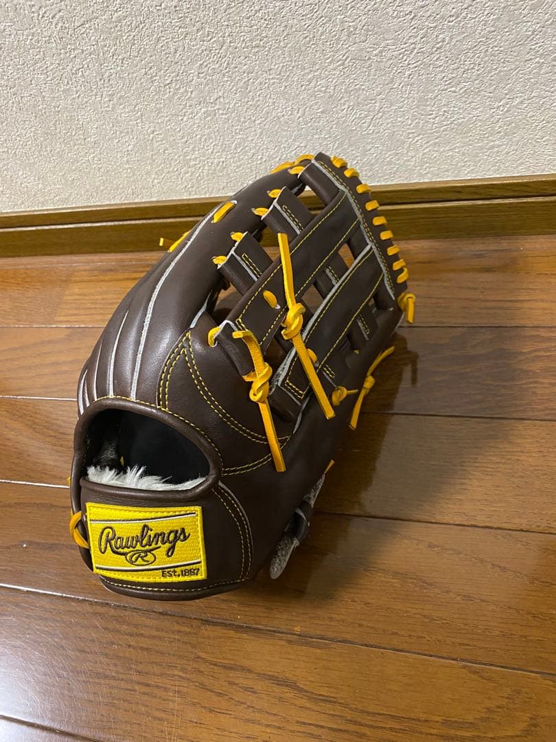 Rawlings 軟式グローブ 外野用　右投げ　ブラウン