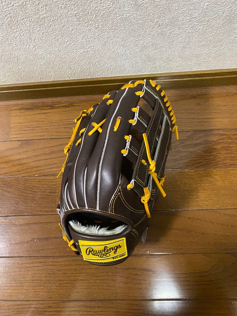 Rawlings 軟式グローブ 外野用　右投げ　ブラウン