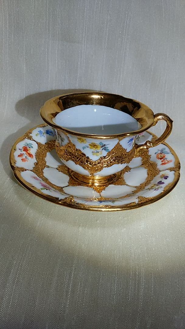 マイセン　アンティークデミタス