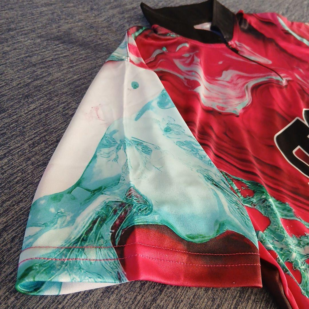 ✨新品✨ボウリングウェア　STORM　日本サイズXL　ピンク　マーブル　USA製