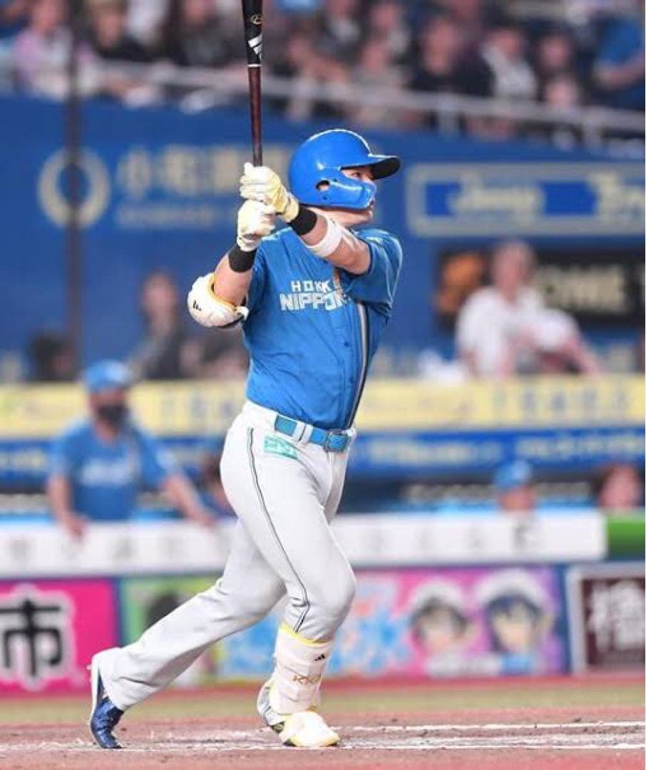 日本ハムファイターズ　清宮幸太郎　バット NPBマーク 支給品 実使用