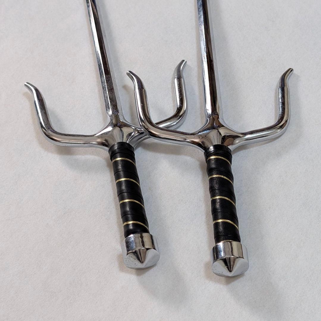 沖縄武道 釵 サイ 2本セット 約47cm 0.75kg