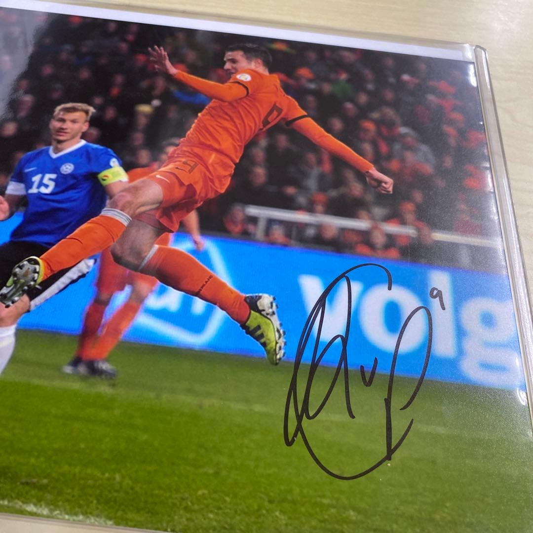 ロビン・ファン・ペルシ オランダ代表 証明書直筆サイン入りフォト/写真 サッカー